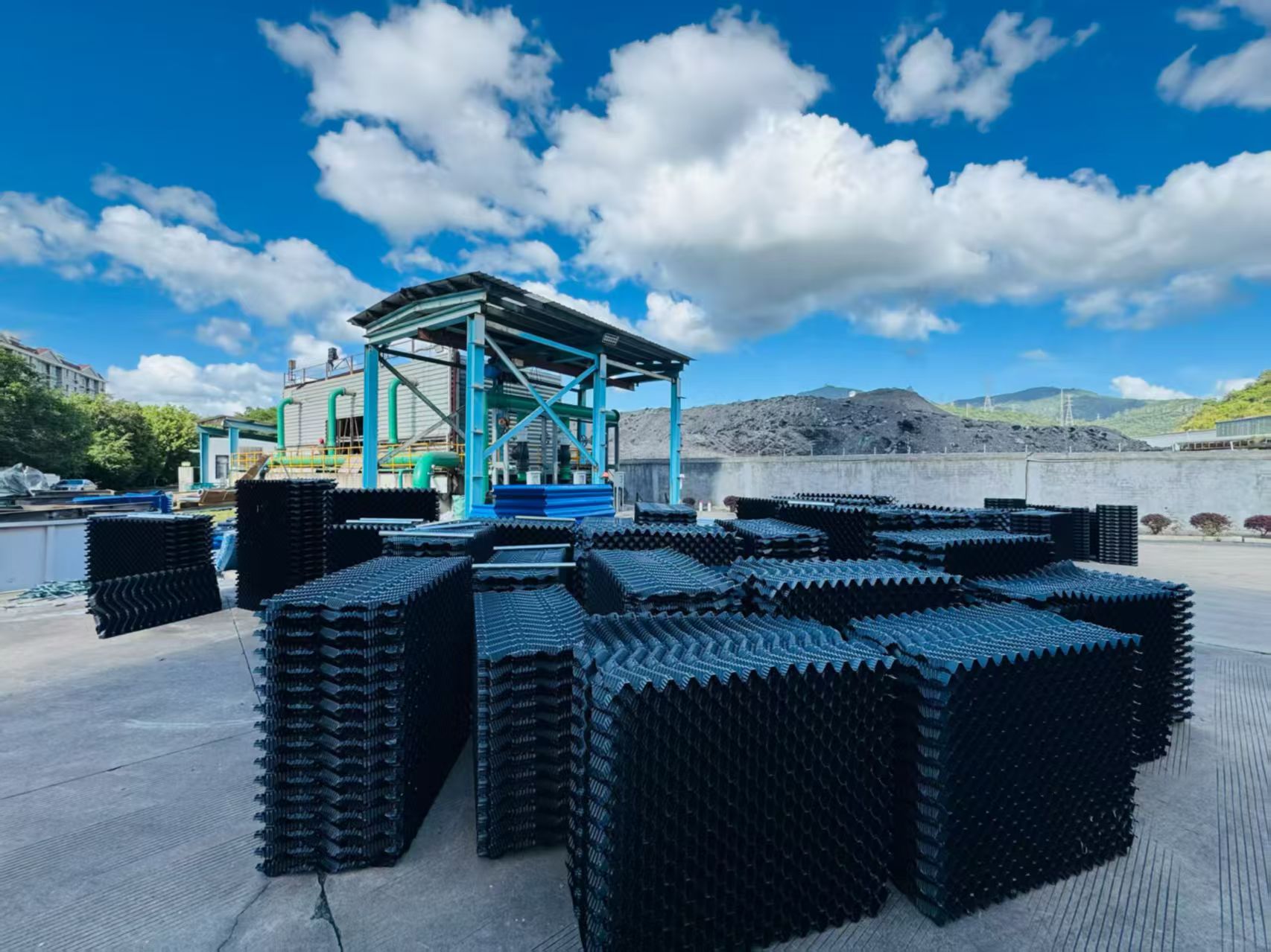 cooling tower fill preenchimento de torre de resfriamento