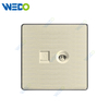 C90 Wenzhou Factory New Design Acrylic Home Lighting Electrical Wall Switches PC Material Cover with IEC Report SASO Satellite/satellite +TEL/satellite +COMPUTER/satellite +TV