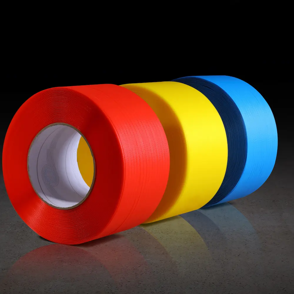 pp-strapping-coil ม้วนรัดสายรัด PP สำหรับมัดและยึดพัสดุ