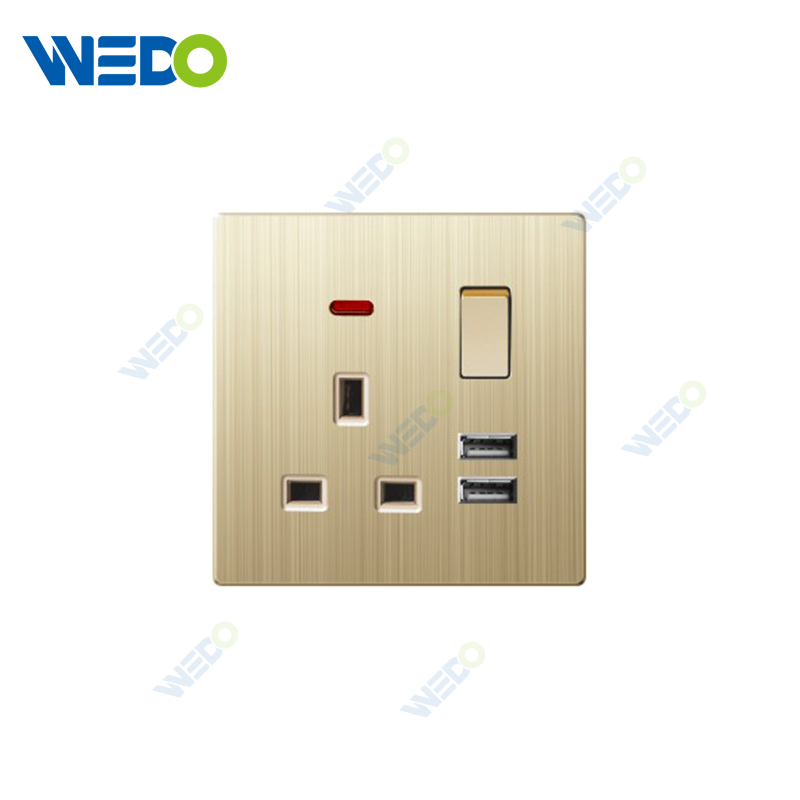 رقيقة جدا a3 series1gang 1way 16a 220 فولت التبديل ومقبس مختلف لون مختلف نمط تصميم الجدار التبديل