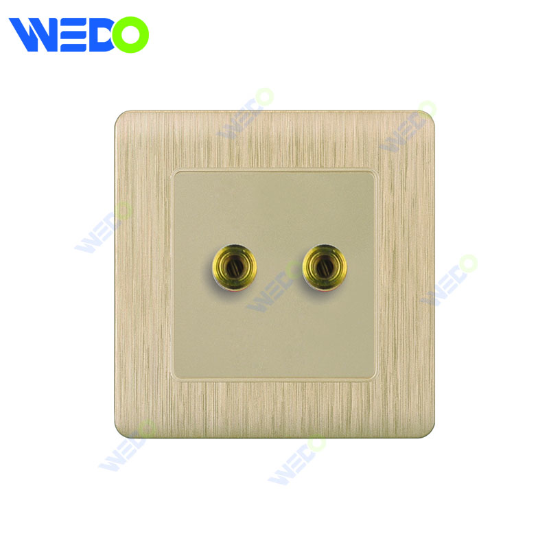 C20 86mm * 86mm Home Switch White / Silver / Gold 2way Houndspeaker / 4way Lightseker Light Electric Stall Cover PC с сертификатом IEC