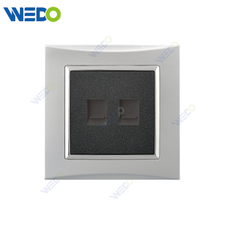 M3 Wenzhou Factory New Design Electrical Light Wall Switch And Socket IEC60669 DOUBLE TEL
