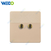 D1 Light Switch Simple Electric, 2-х способы громкоговоритель настенный выключатель PC Материал крышки с IEC отчет SASO