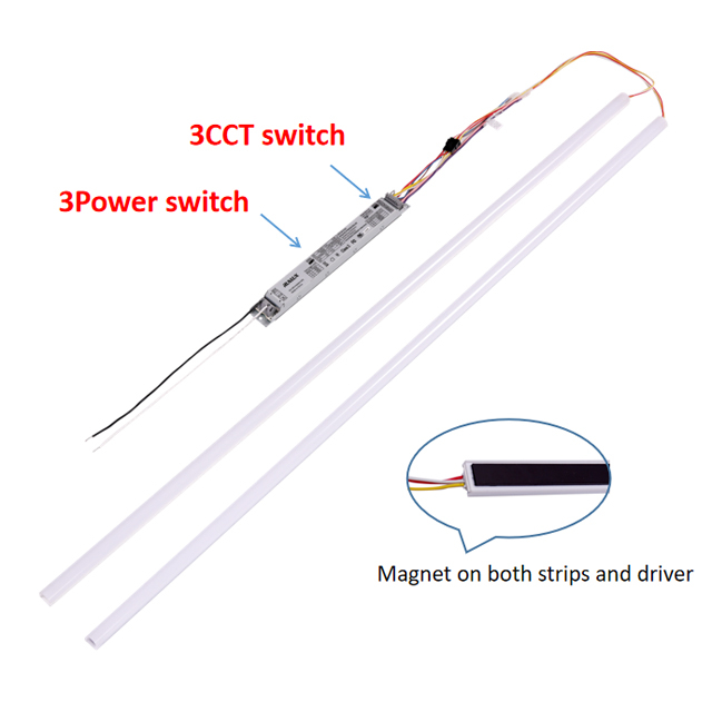 3Power & 3CCT Tunable LED Magentic Retrofit Strips