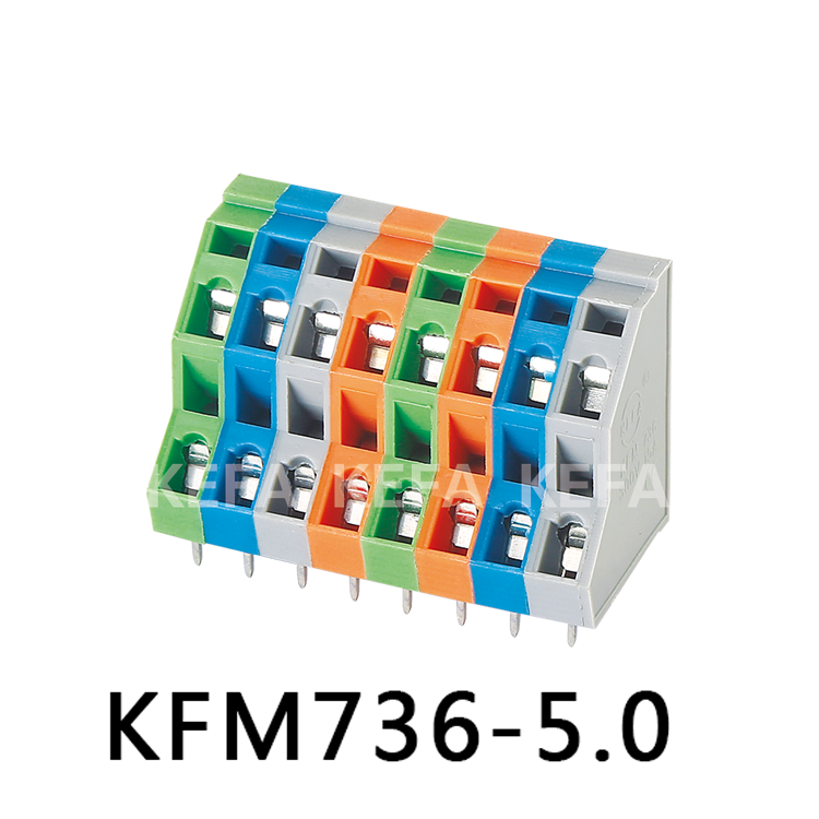 KFM736-5.0 Пружинная клеммная колодка
