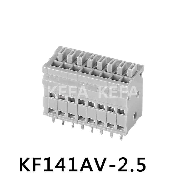 KF141AV-2.5 Пружинная клеммная колодка