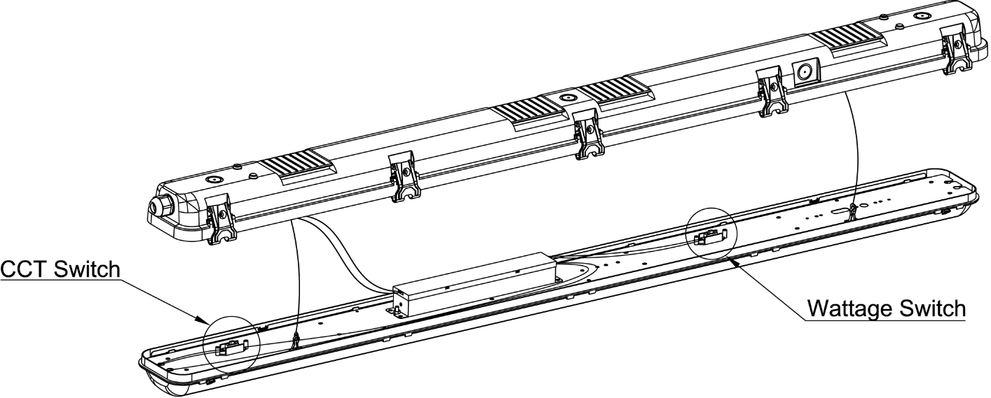 cct wattage selectable