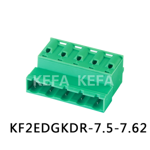 KF2EDGKDR-7.5/7.62；300В 10А；зеленый цвет