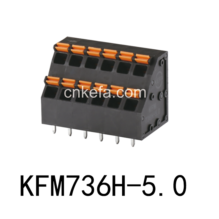 KFM736H-5.0 Пружинная клеммная колодка