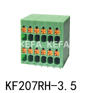 KF207RH-3.5 Пружинная клеммная колодка