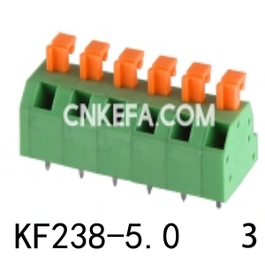 KF238-5.0-3 Терминальный блок типа пружины