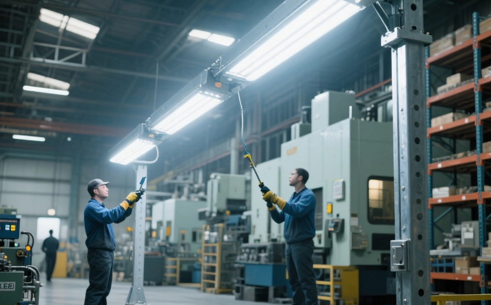 Large-scale Industrial Manufacturing Workshop installed Led vapor tight Tri-proof Light