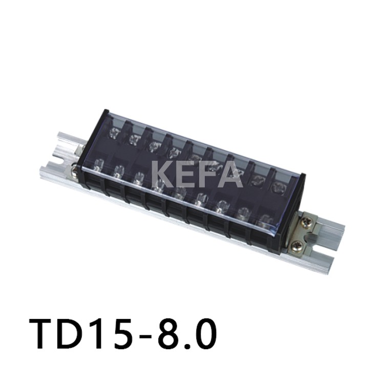 Клеммная колодка на DIN-рейку TD15-8.0