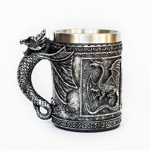 Creative Design Dragon Stainless Steel Coffee Cup, Food Grade Coffee Cup