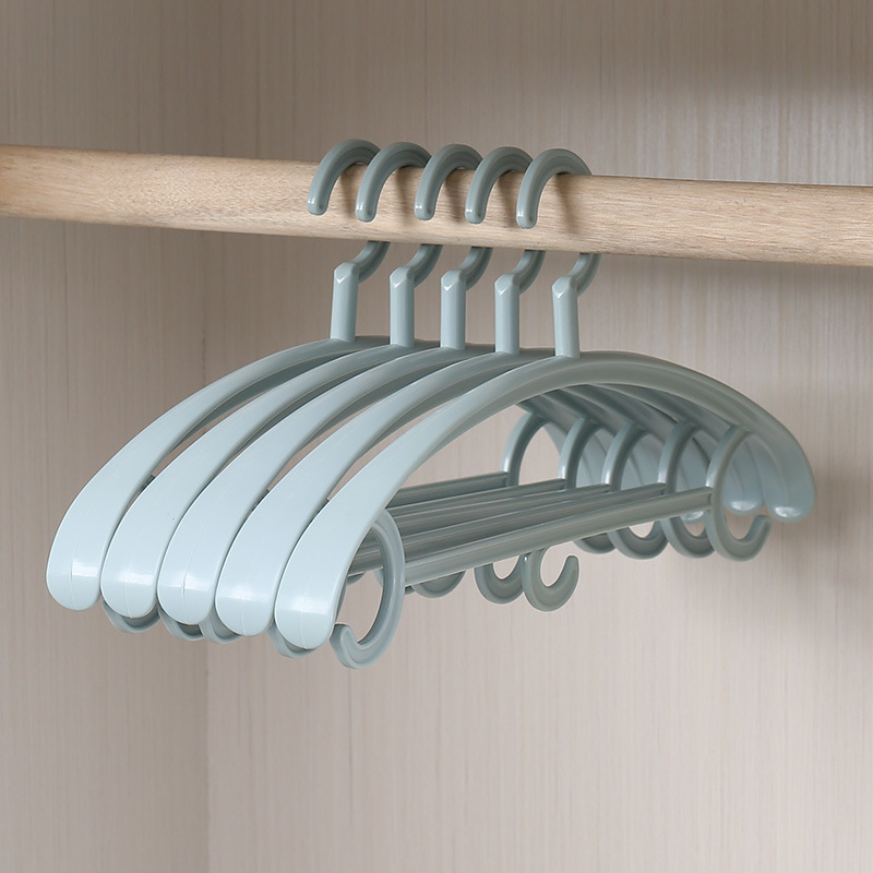 High Quality Wet And Dry Multiple Choice Plastic Suit Hanger Rack