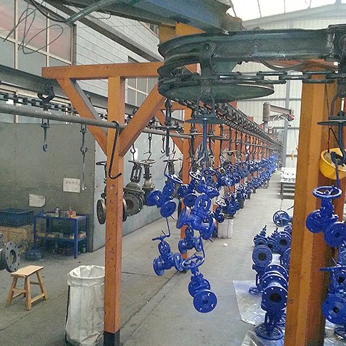 Small Workpiece Powder Coating Line4