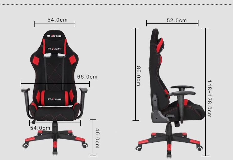 Racing Style Chair Ergonomic Swivel Office Chair Gaming Chair