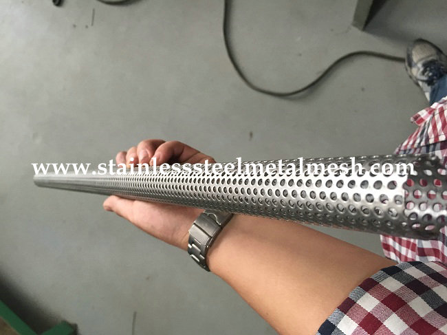 Stainless Steel Round Hole Filter Tube