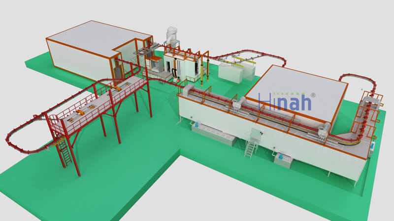 Power And Free Overhead Conveyor System 