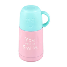 Creative Smiley Face Mug Stainless Steel Water Bottle with Lid
