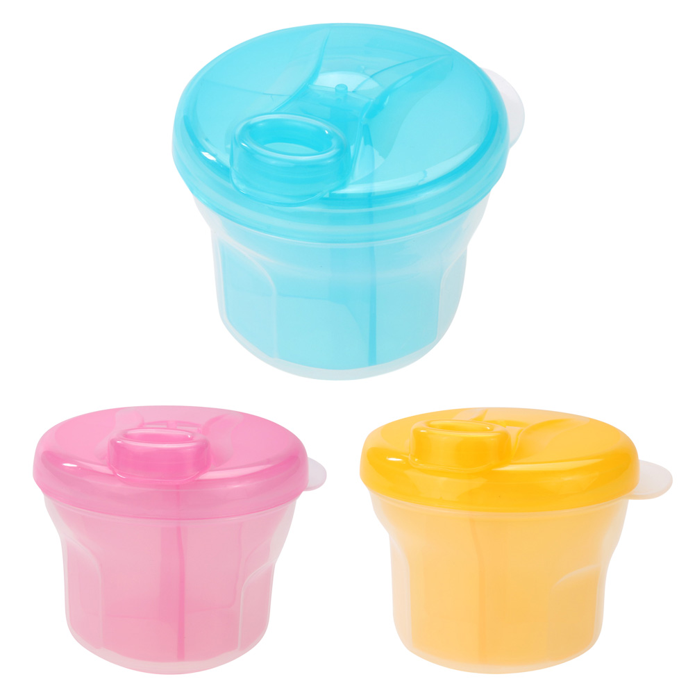 Baby Milk Powder ContainerThree Components with Rotating Lid