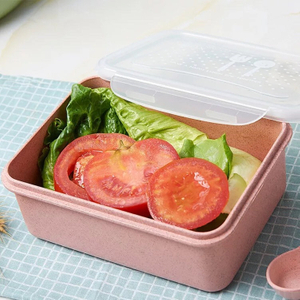 Greenhouses China Wholesale Plastic Bento Box 3 Compartment Bamboo Dinnerware Set For Kids