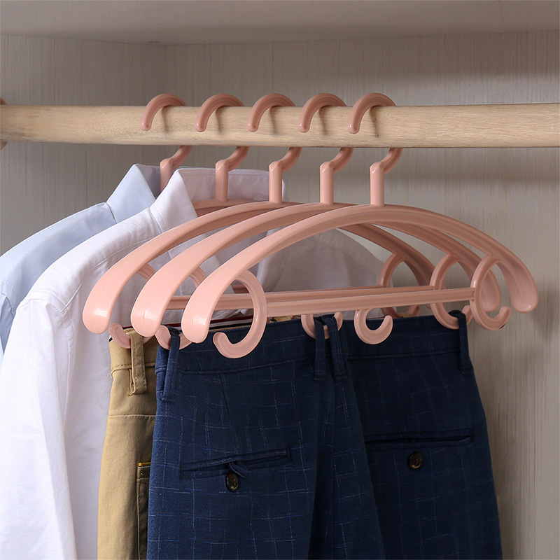 High Quality Wet And Dry Multiple Choice Plastic Suit Hanger Rack