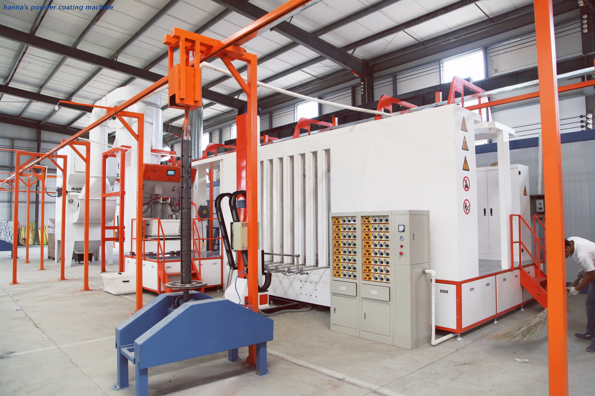 powder coating system