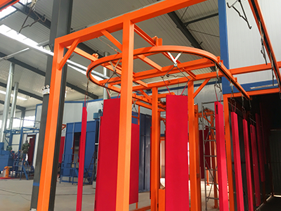 Metal Door Powder Coating Line