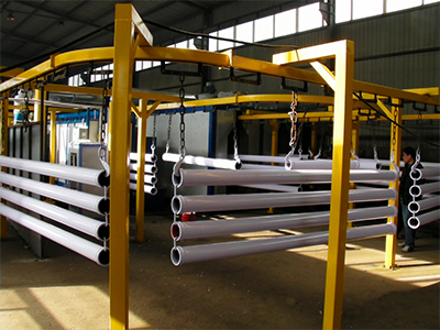 Steel Pipe Inner and Outside Powder Coating Line