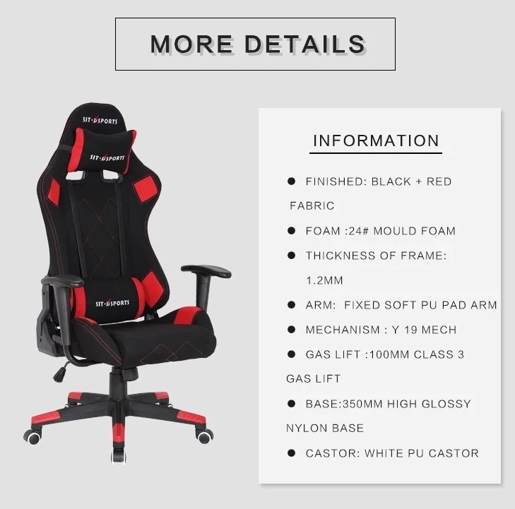 Racing Style Chair Ergonomic Swivel Office Chair Gaming Chair