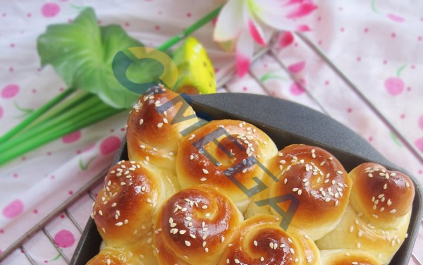 欧美佳教你做芝麻蜂蜜小面包