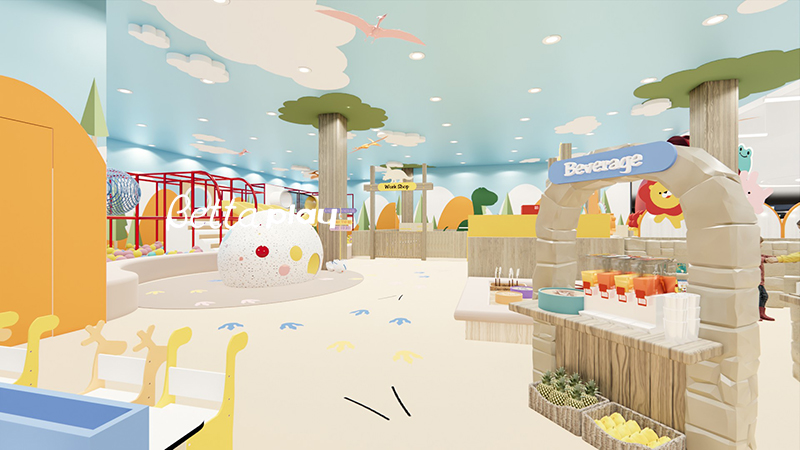 proveedor comercial de juegos infantiles interiores