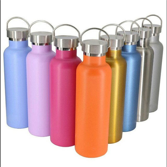 Wholesale Long Hot Water Bottle Stainless Steel Flask With Handle