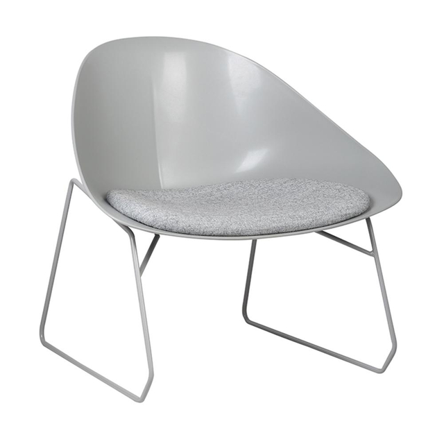 New Modern Gray Accent Chair Leisure Arm Sofa Lounge Living Room Home Furniture