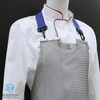 Stainless Steel Chainmail Mesh Apron-Knife Proof Butcher Apron with Adjustable Shoulder Strap