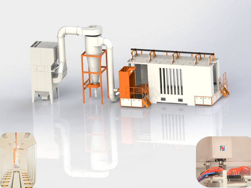electrostatic painting line