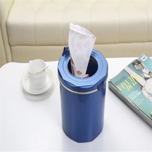 Collapsable Trash Container, Car Trash Can, Plastic Waste Dust Bin