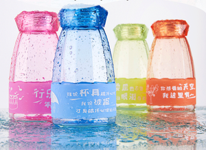 Different Shapes Diamond Style Plastic Water Bottle