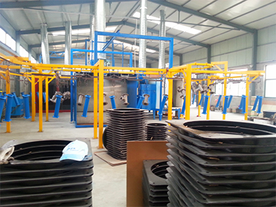 Steel Pipe Inner and Outside Powder Coating Line