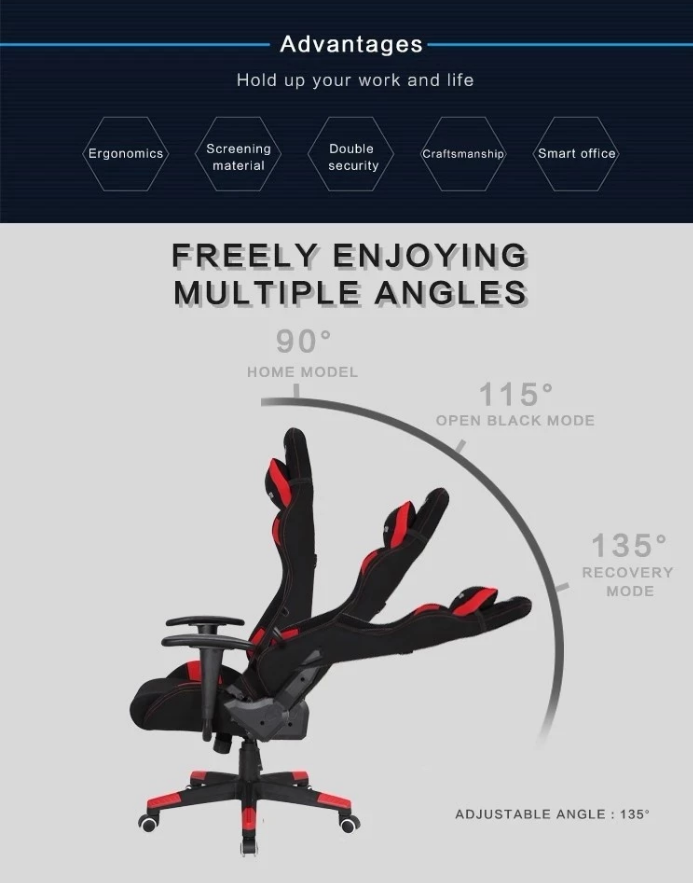 Racing Style Chair Ergonomic Swivel Office Chair Gaming Chair