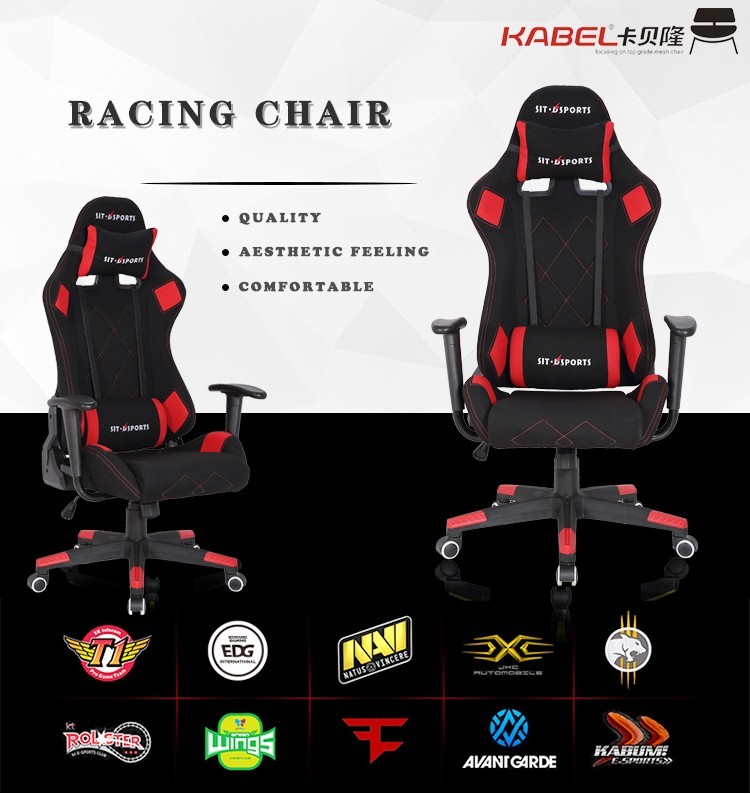 Racing Style Chair Ergonomic Swivel Office Chair Gaming Chair