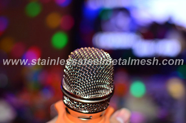 Stainless Steel Crimped Mesh For Microphone Cover