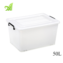 Wholesale durable multi purpose 5L-130L transparent stackable plastic box storage