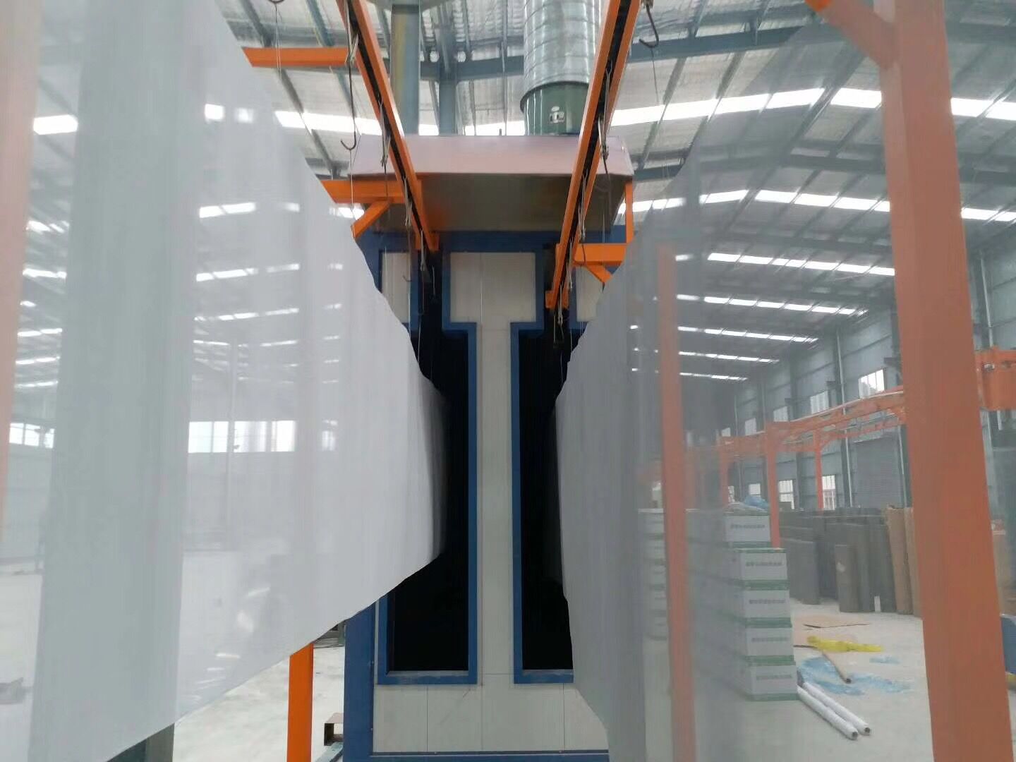 Mesh Fence Powder Spraying Machine 02