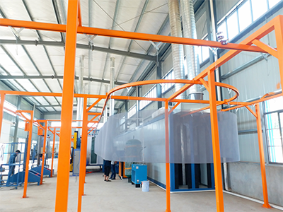 Stainless Steel Mesh Powder Coating Line