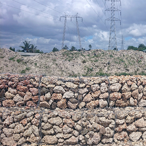 堤坡防护墙（石笼网）