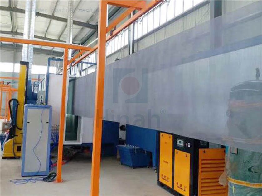 wire mesh powder coating line - (11)