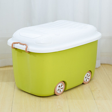 Factory Supply High Quality Plastic Storage Box With Wheel