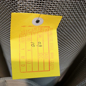 10mesh 0.9mm big wire diameter, small hole stainless steel woven mesh